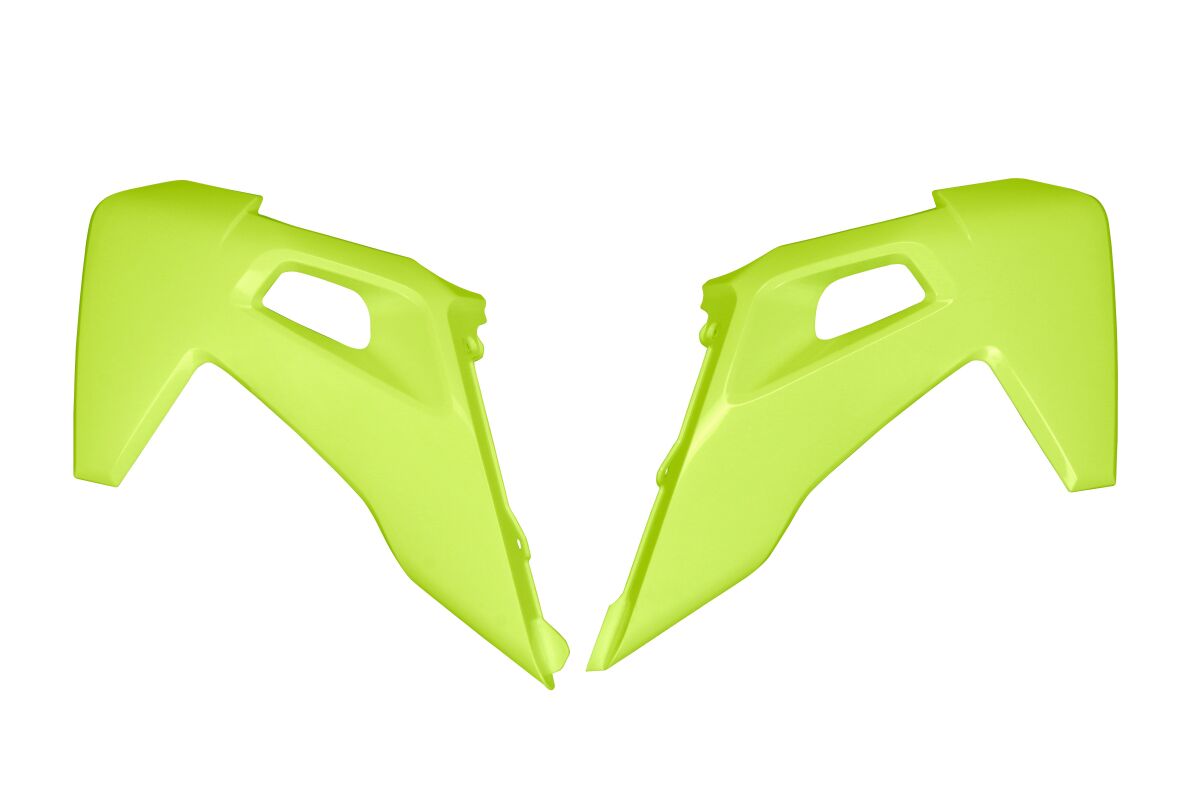 RADIATOR COVER FOR HUSQVARNA TC/FC 19 FLUORESCENT YELLOW