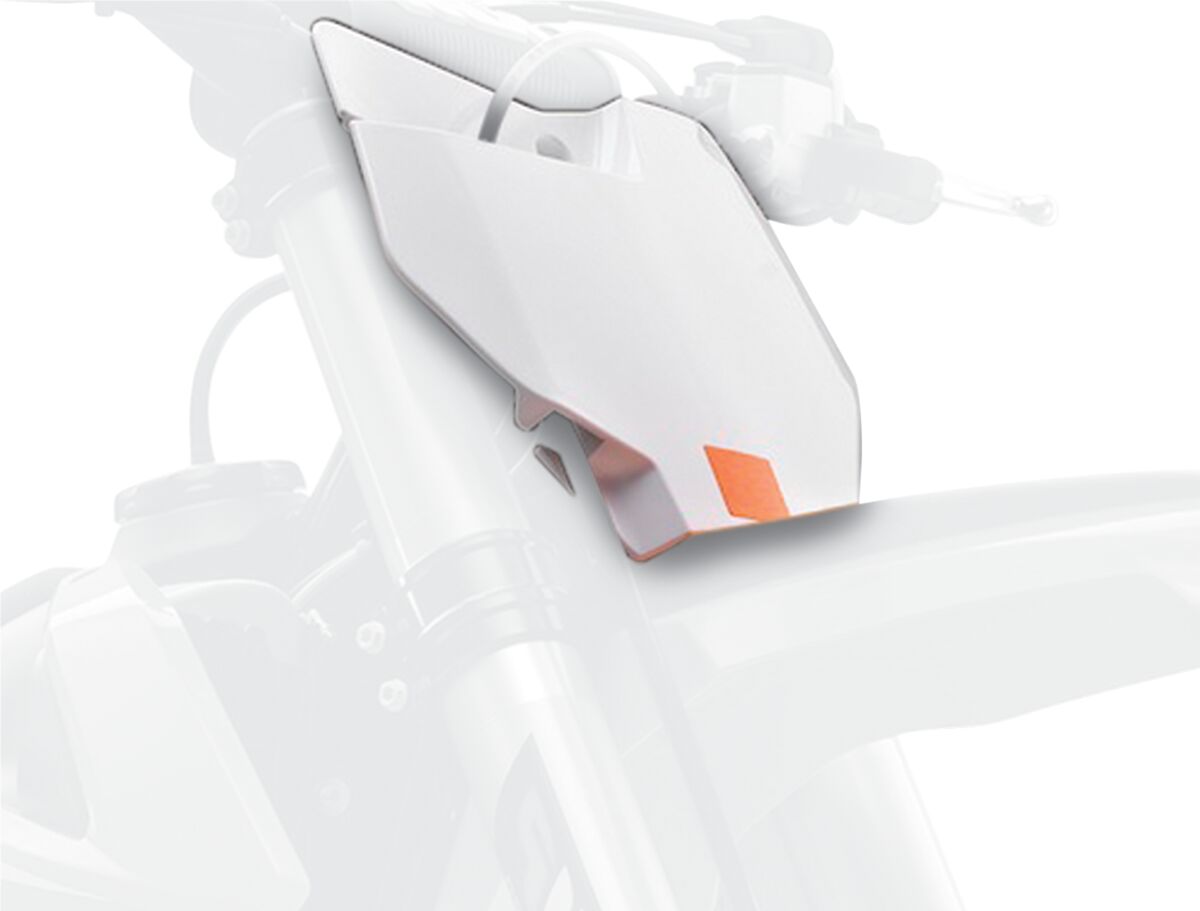 PLATE#FRT KTM 19- WH