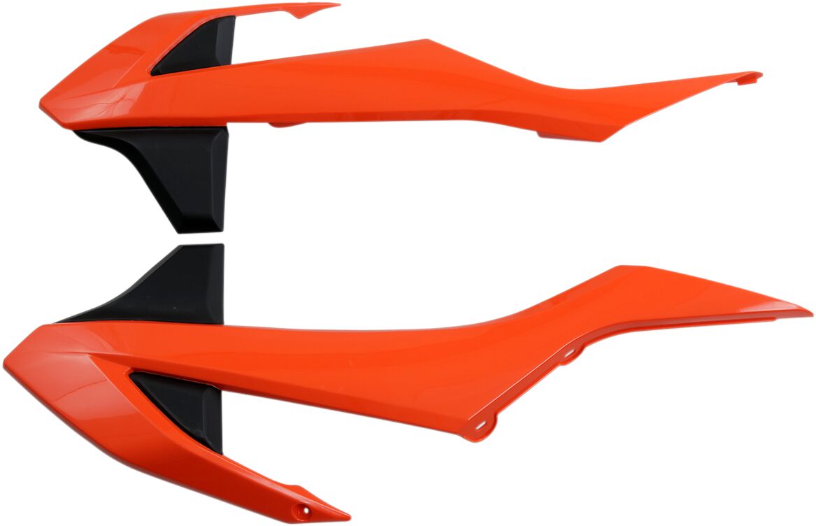 RADIATOR COVERS SX85 18- ORANGE/BLACK