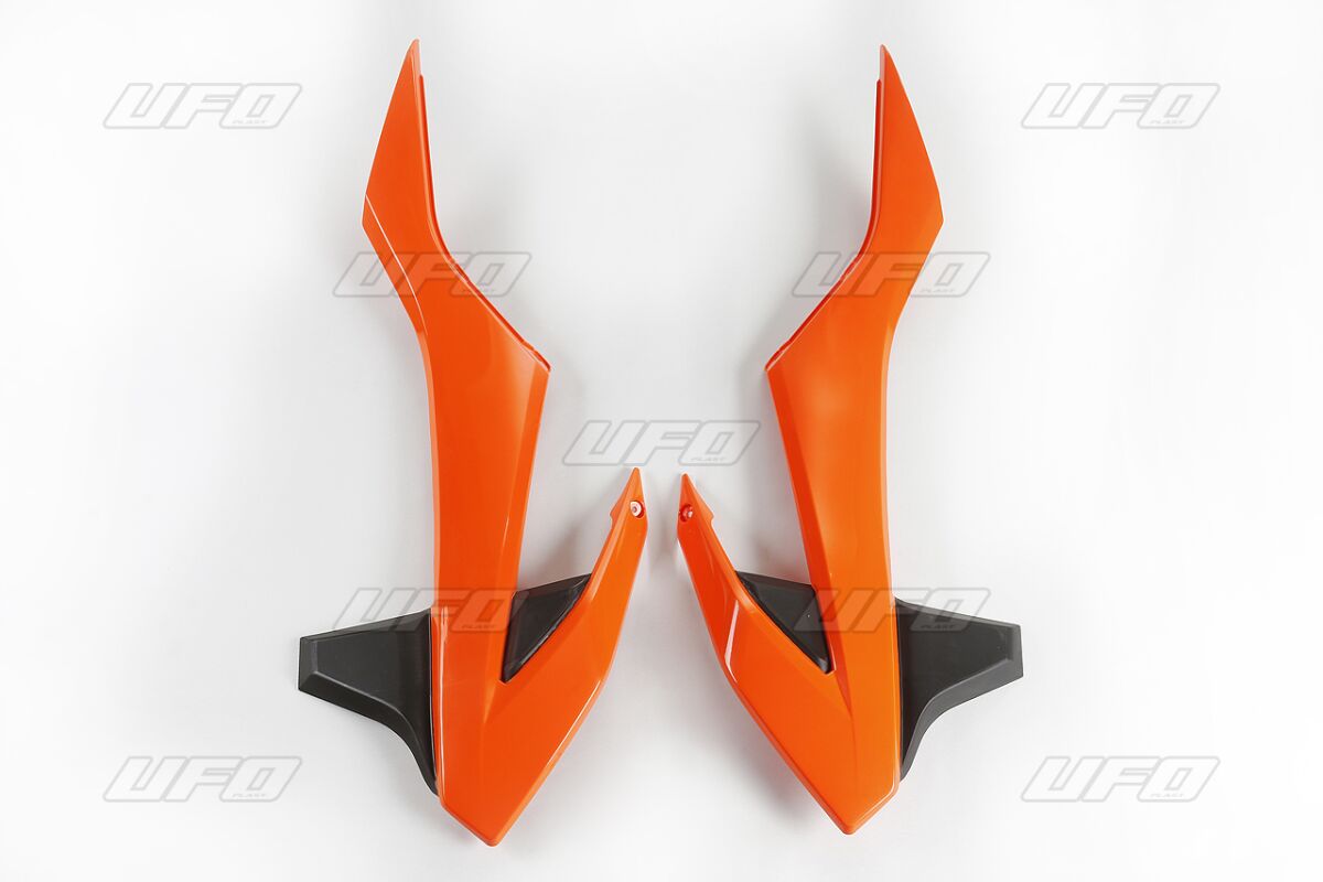 RADIATOR COVERS KTM85 18- ORANGE/BLACK