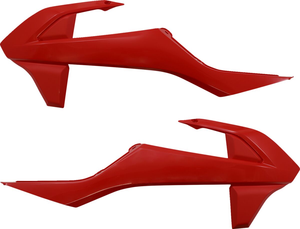RADIATOR COVERS FOR GASGAS RED