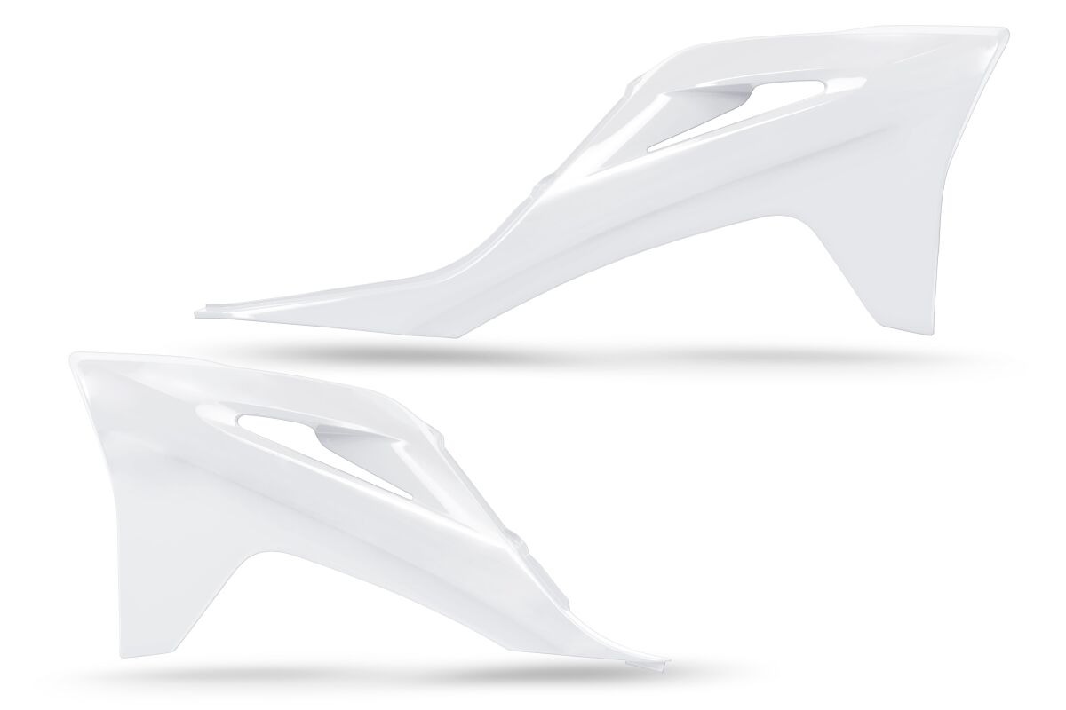 RADIATOR COVERS GASGAS 21- WHITE