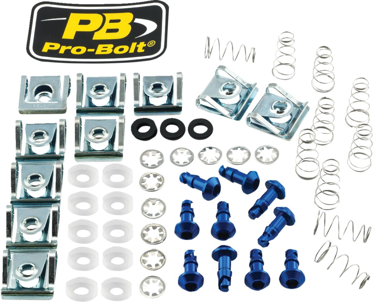 Quick Release Stud 17mm Blue