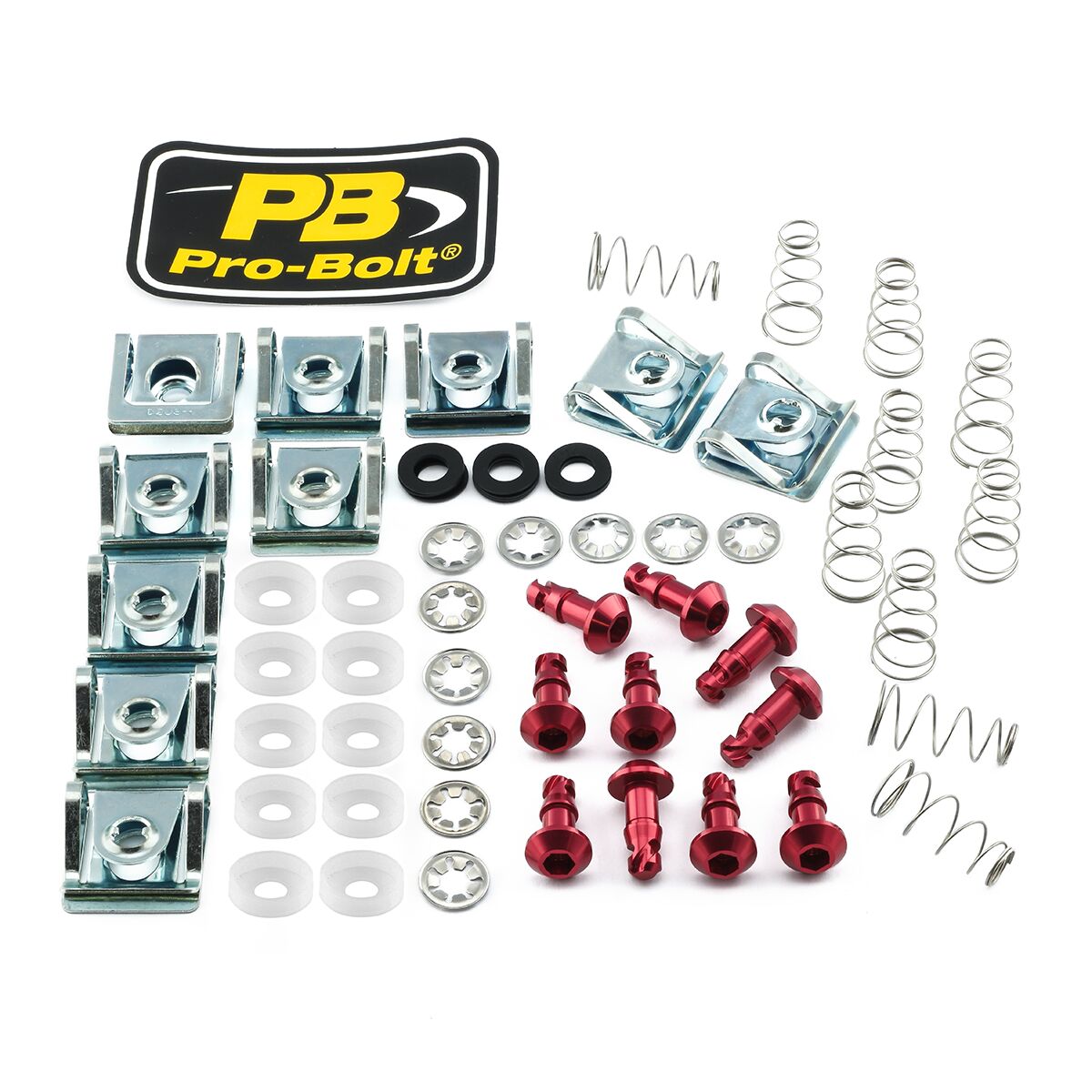 Quick Release Stud 17mm Red