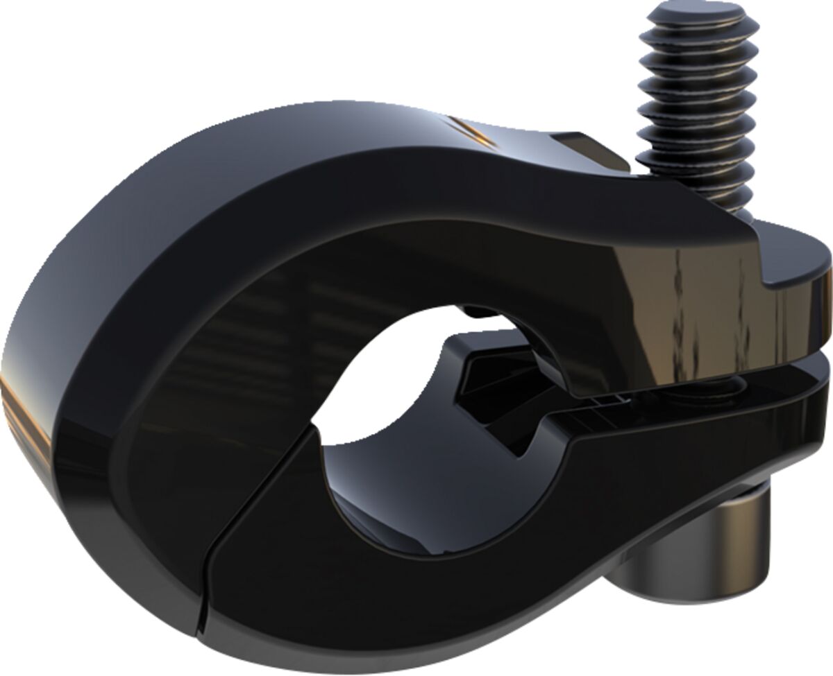 MOUNT FLAG FOR 1/2" TUBE BLACK