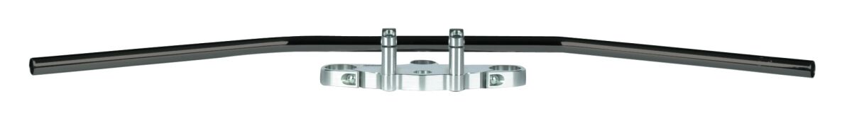 HANDLEBAR DRAGBAR LONG STEEL Ø 22 BLACK