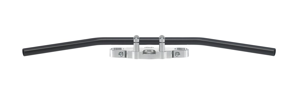 HANDLEBAR DRAGBAR LONG STEEL Ø 25.4 BLACK