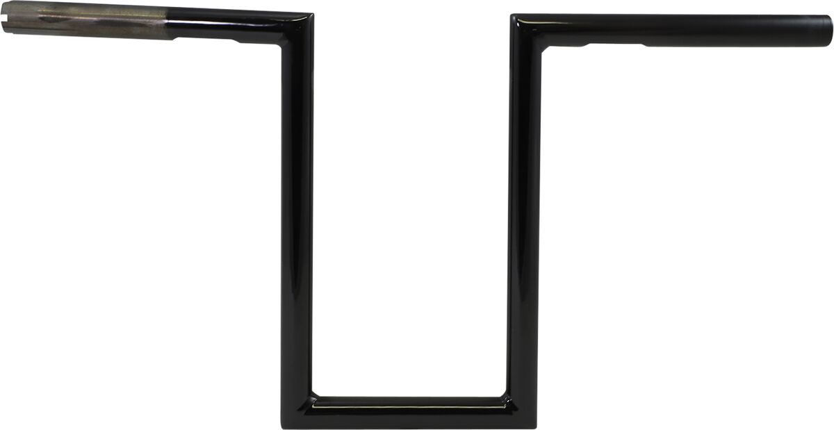 1" NARROW Z-BARS 12" RISE BLACK UNIVERSAL