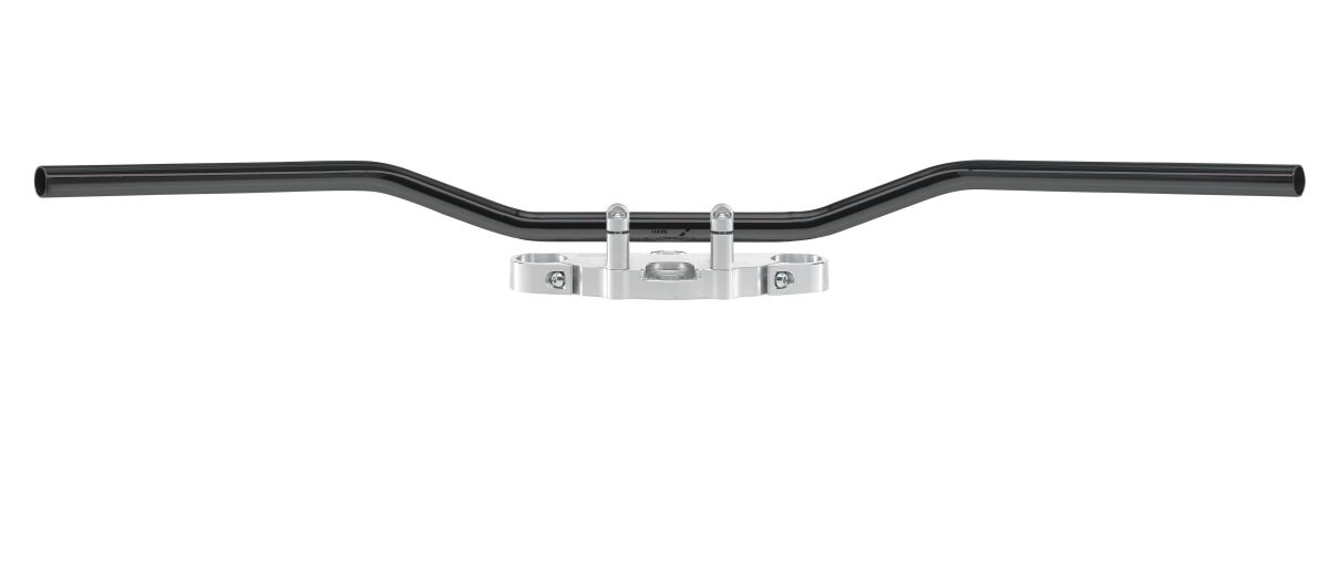 HANDLEBAR FLYERBAR STEEL Ø 25.4 BLACK, CABLE INDENT