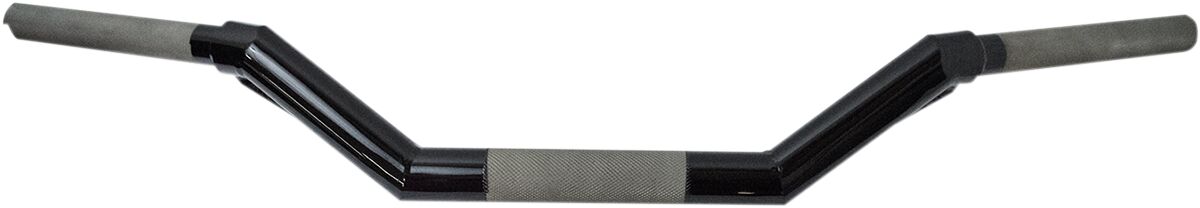 HANDLEBAR V-LINE MOTO 1-1/4" STEEL BLACK