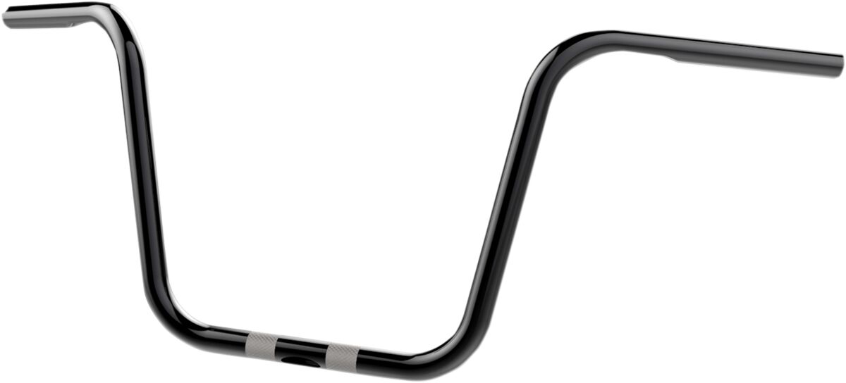 HANDLEBAR 1" BOBBER 12" APE HANGER W/ETC BLACK