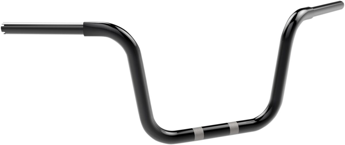 HANDLEBAR 1-1/4" BOBBER 10" APE HANGER BLACK