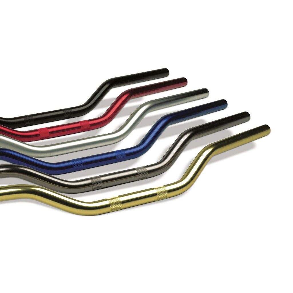 HANDLEBAR SUPERBIKE ALUMINIUM Ø 22 SILVER