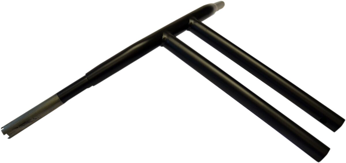 HANDLEBAR BUFFALO T-BAR 1-1/4" FLAT BLACK 14"