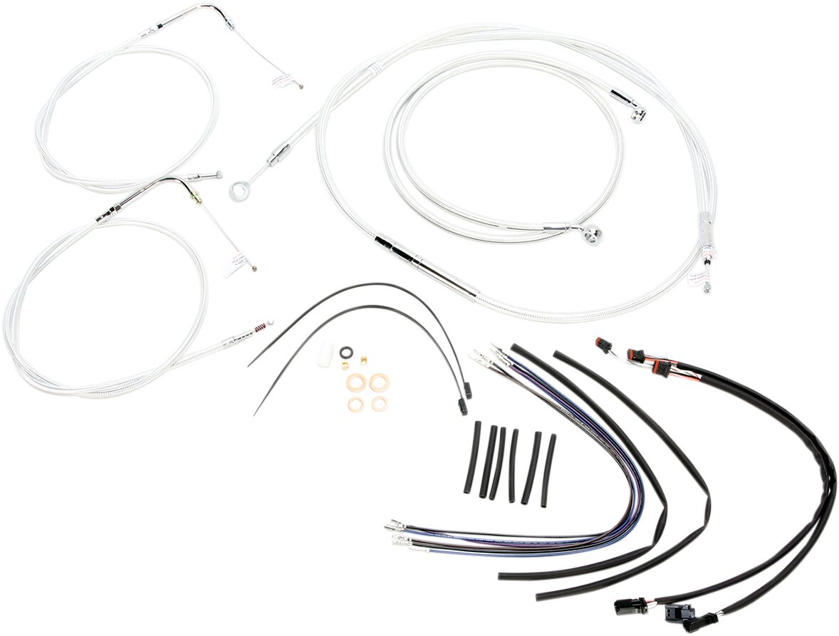 HANDLEBAR KIT 14" APE HANGER STERLING CHROMITE® II CHROME NATURE/CLEAR