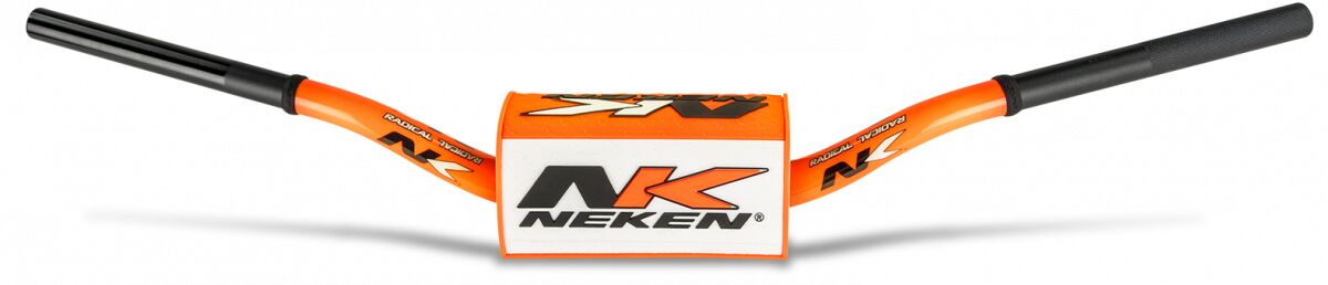 HANDLEBAR RADICAL DESIGN ALUMINUM FLUO ORANGE|WHITE