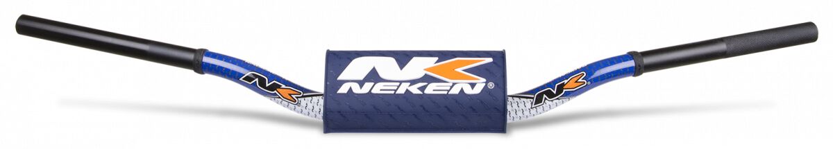 HANDLEBAR K-BAR RADICAL DESIGN ALUMINUM WHITE|BLUE