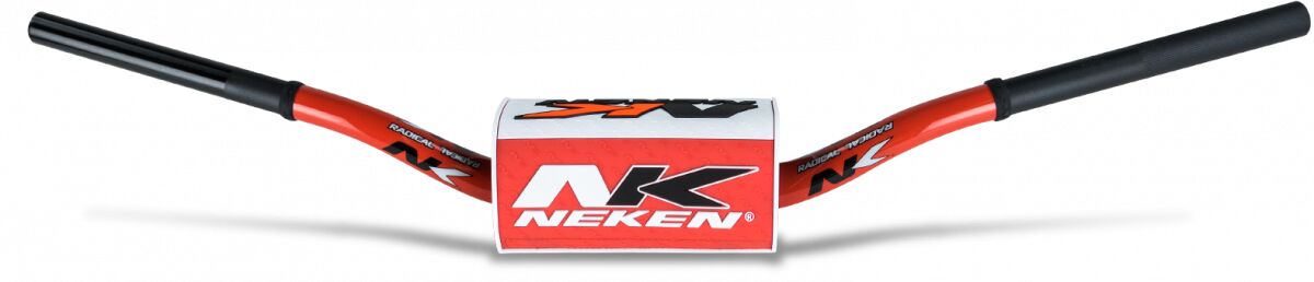 HANDLEBAR K-BAR RADICAL DESIGN ALUMINUM RED|WHITE