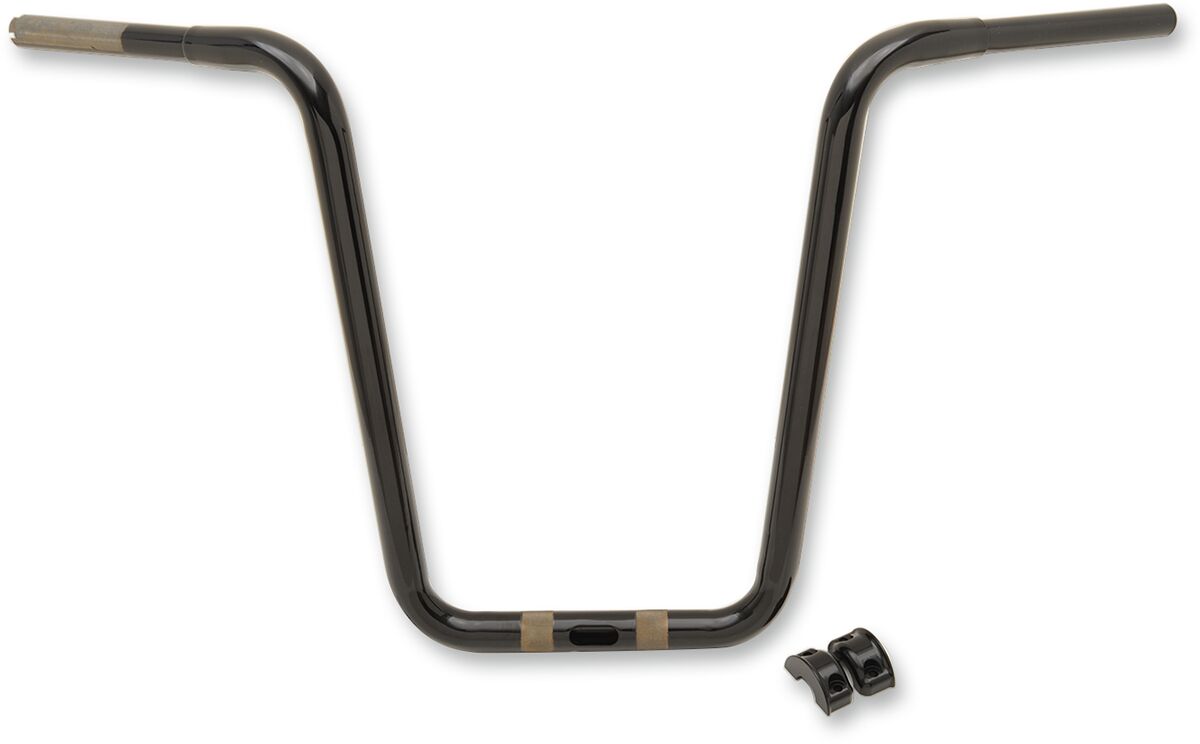 HANDLEBAR 1-1/4" APE HANGER 18" TOURING GLOSS BLACK