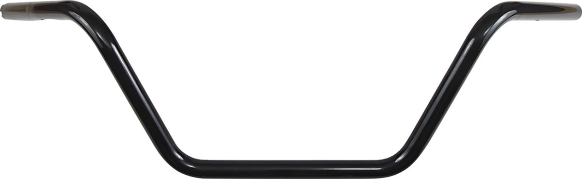 HANDLEBAR 1" MEDIUM BUCKHORN BLACK TBW