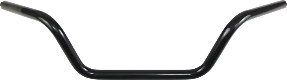HANDLEBAR 1" LOW BUCKHORN BLACK TBW