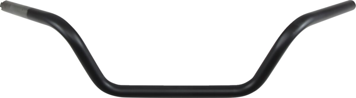 HANDLEBAR 1" LOW BUCKHORN FLAT BLACK TBW