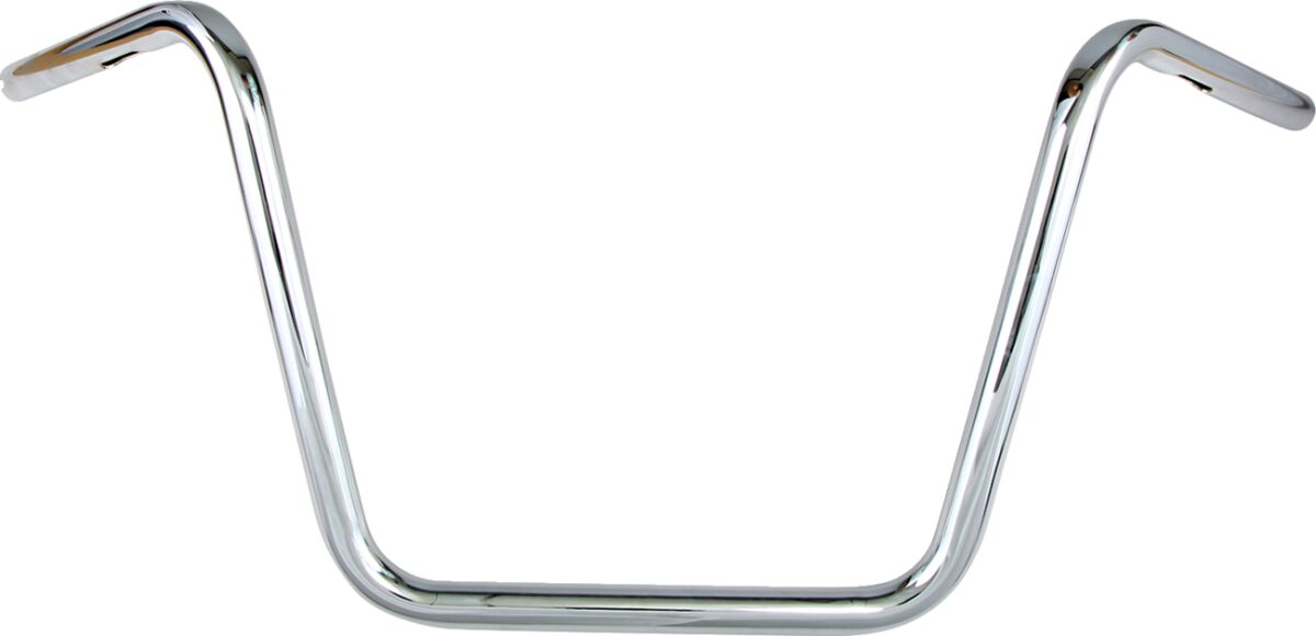 HANDLEBAR 1" HIGH BUCKHORN CHROME TBW