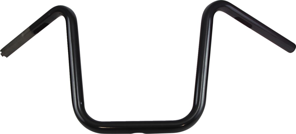 HANDLEBAR 1" NARROW GLIDE 12" APE HANGER BLACK TBW