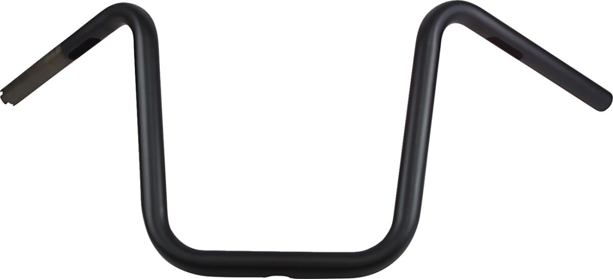 HANDLEBAR 1" NARROW GLIDE 12" APE HANGER FLAT BLACK TBW