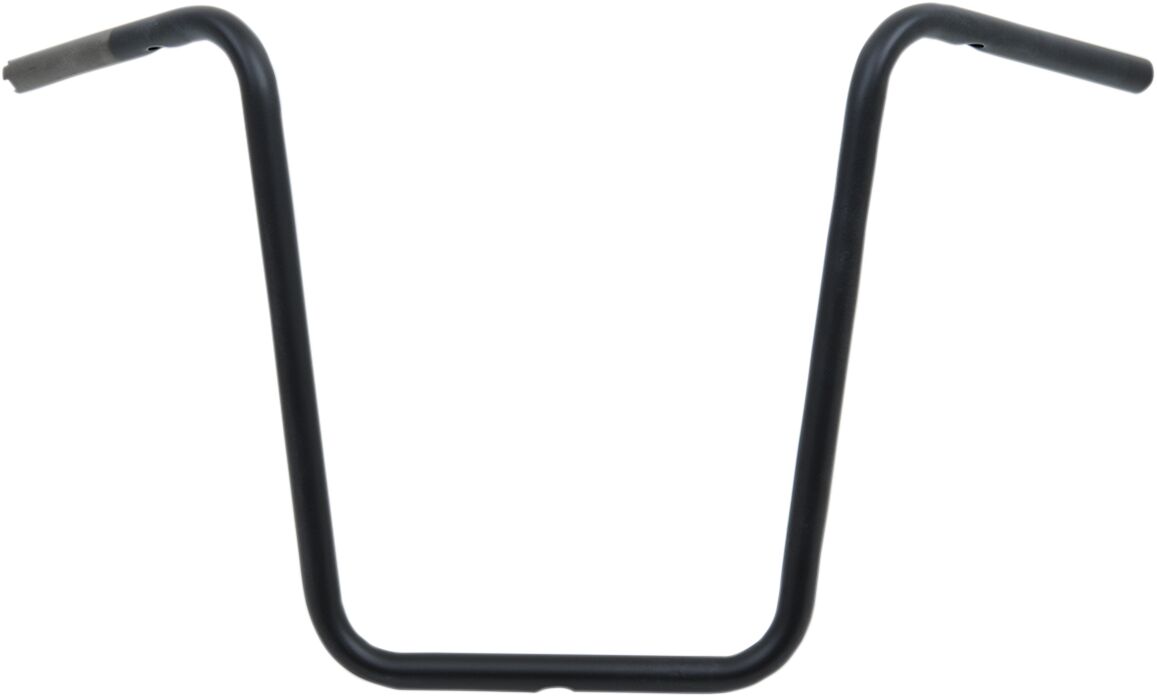 HANDLEBAR 1" DRILLED 18" APE HANGER FLAT BLACK TBW