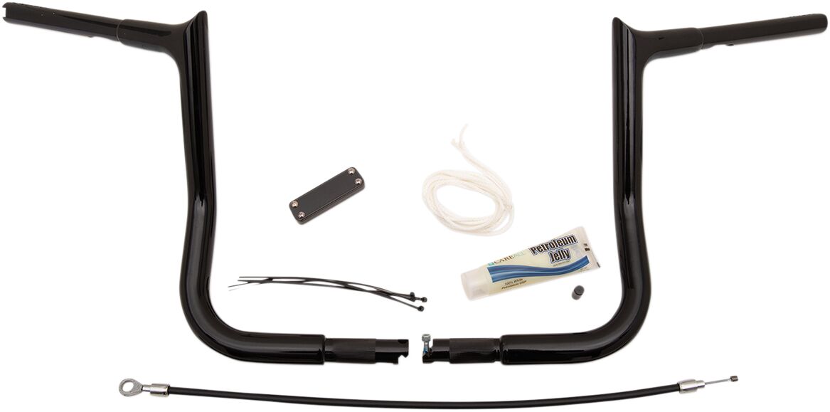 HANDLEBAR 12" BL PT FLH