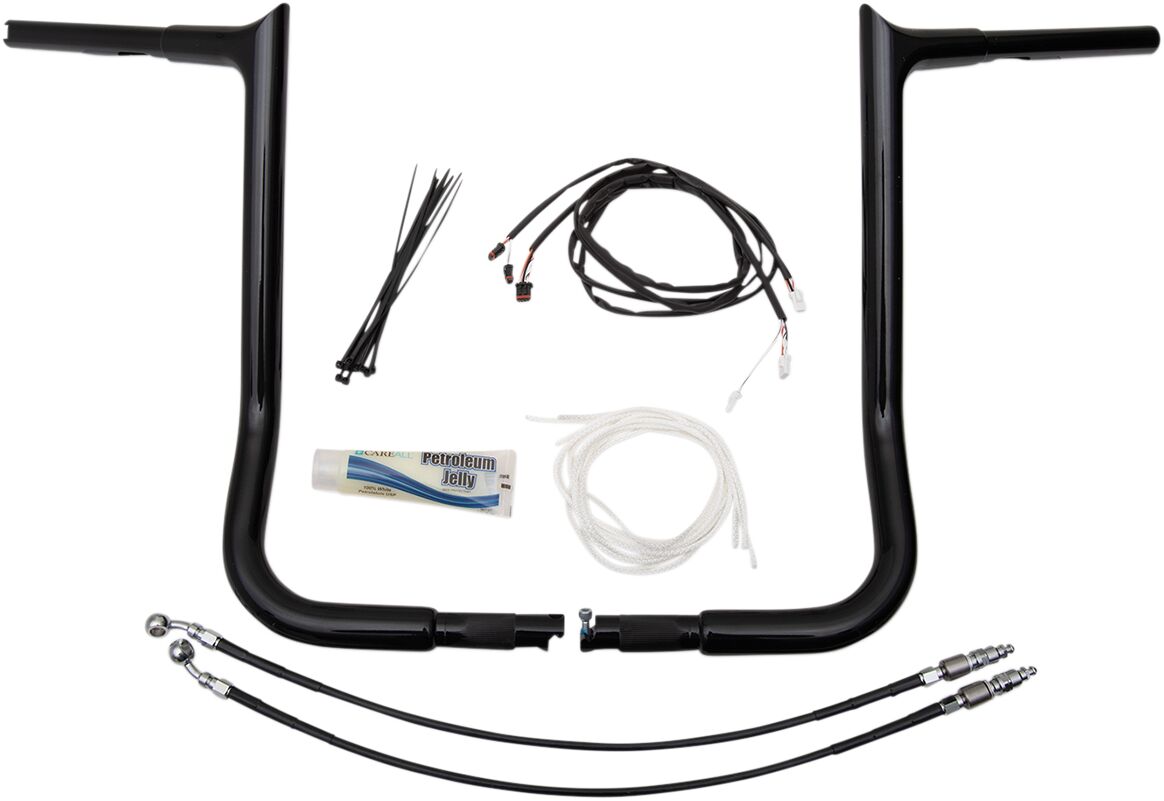 HANDLEBAR 16" BL PT L FL