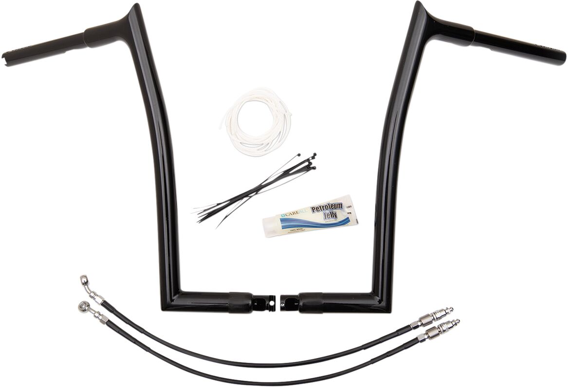 HANDLEBAR 16" BL PT L FLT
