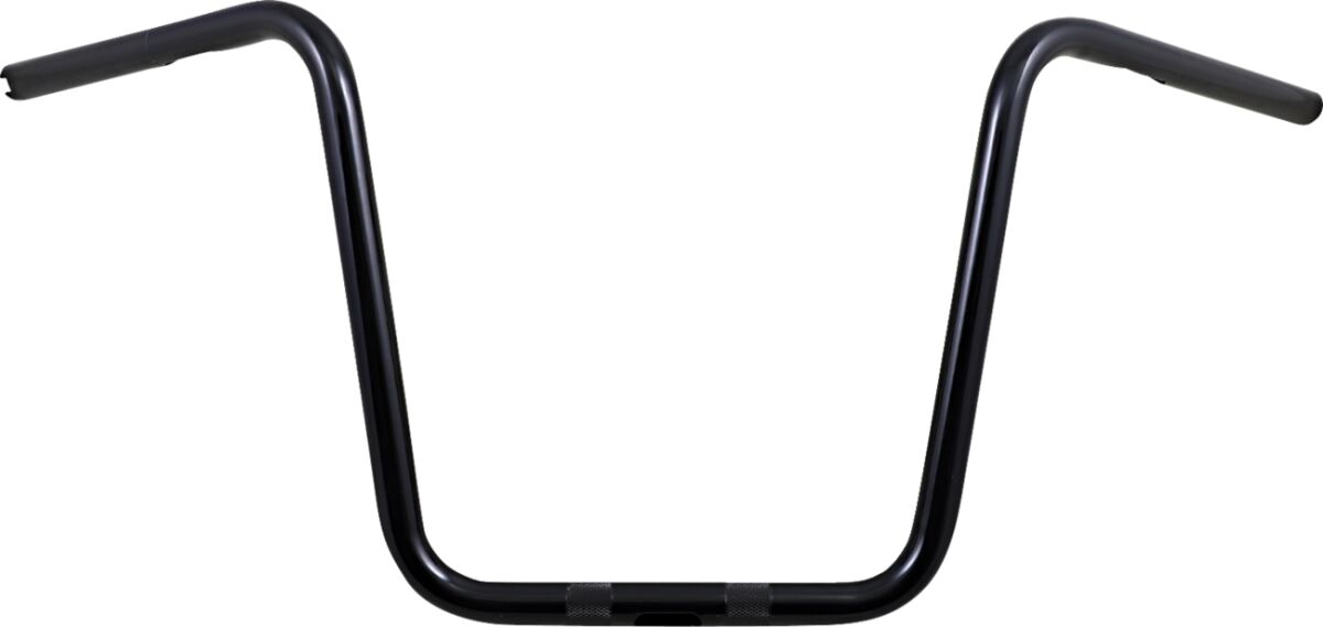 Black 1" Handlebar w/ 12" Rise