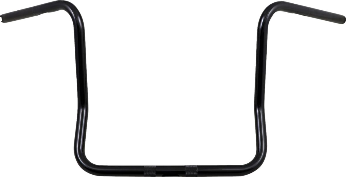 Black 1" Bagger Handlebar w/ 12" Rise