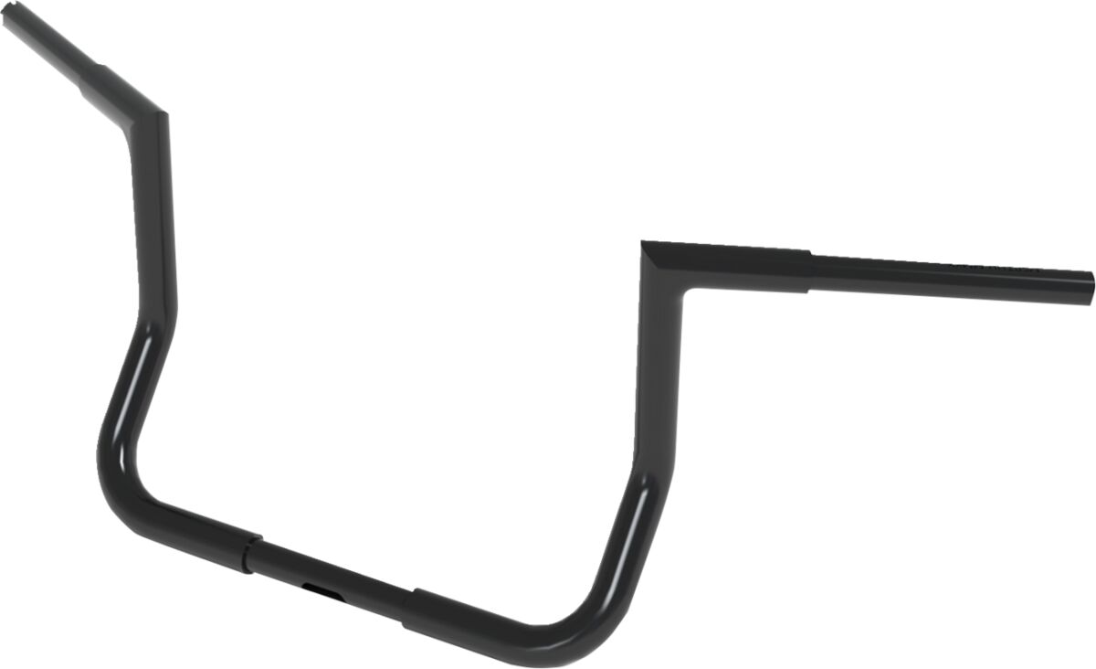 HANDLEBAR CRUSADER SQUARE TOP BLACK 12"