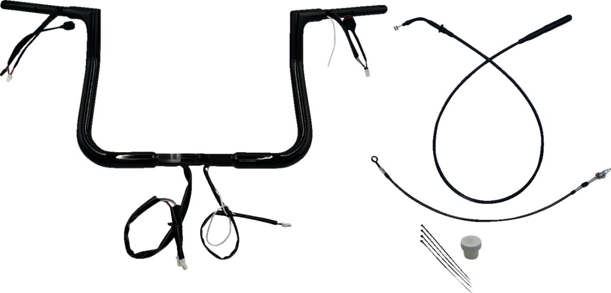 Juhtraua komplekt 11", FLHX/SE 23-24 1.25, lame ülaosa, must