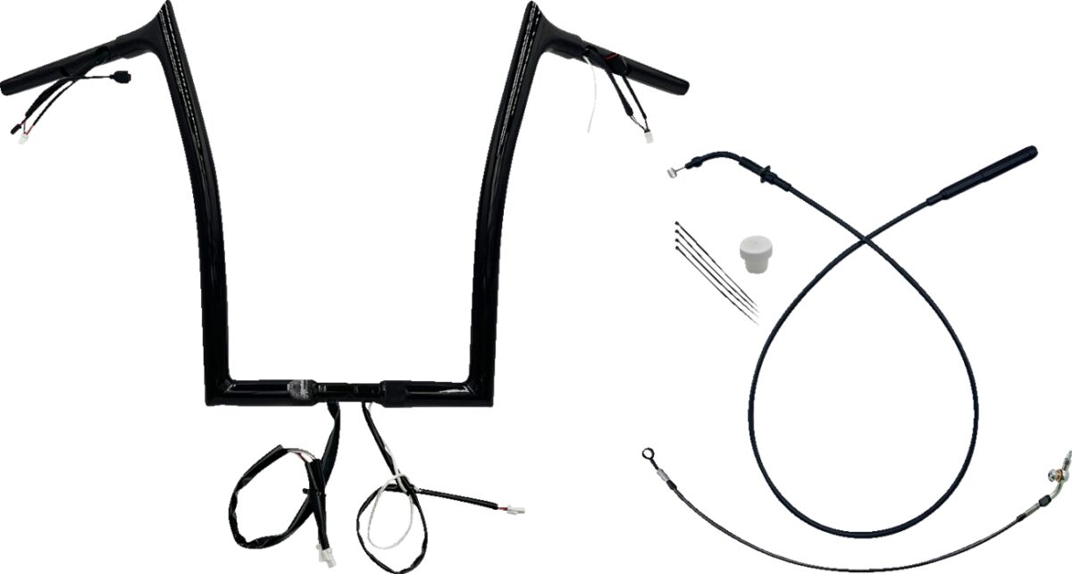 Juhtraua komplekt 16" FLTRX/SE 23-24 1.25, terav ülaosa, must