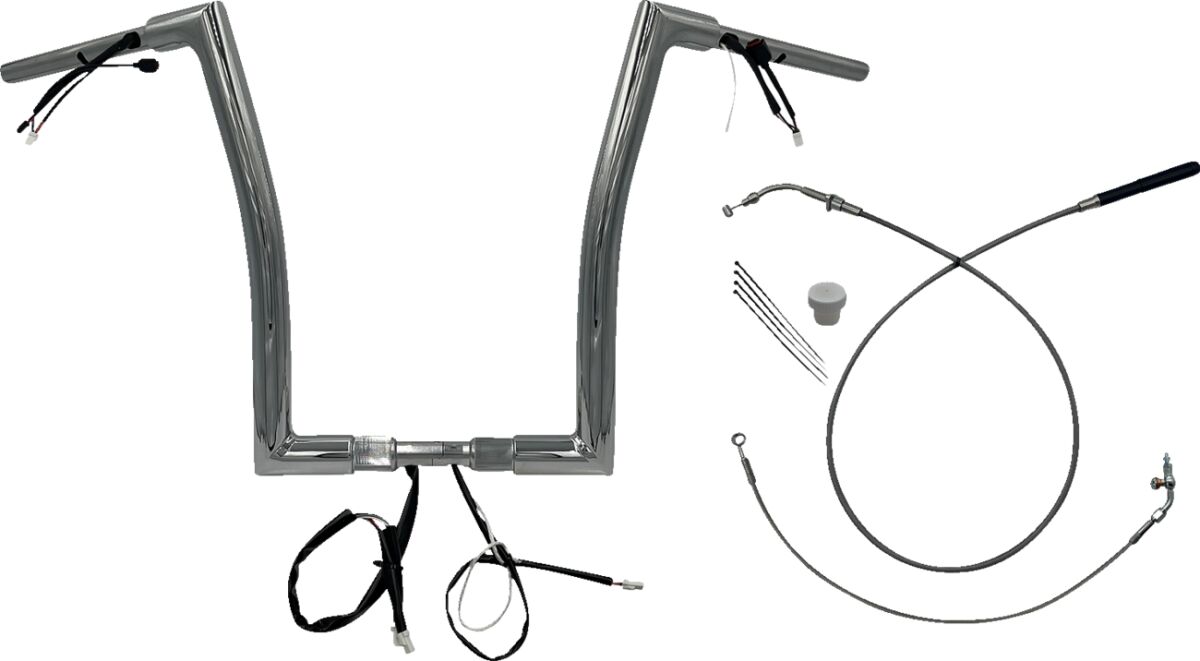 Juhtraua komplekt 16" FLTRX/SE 23-24 1.5, lame ülaosa, kroom