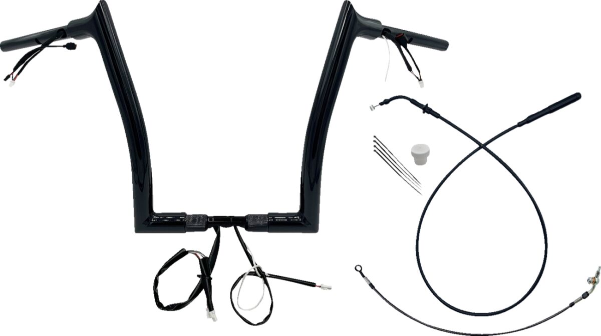 Juhtraua komplekt 14" FLTRX/SE 23-24 1.5, terav ülaosa, must