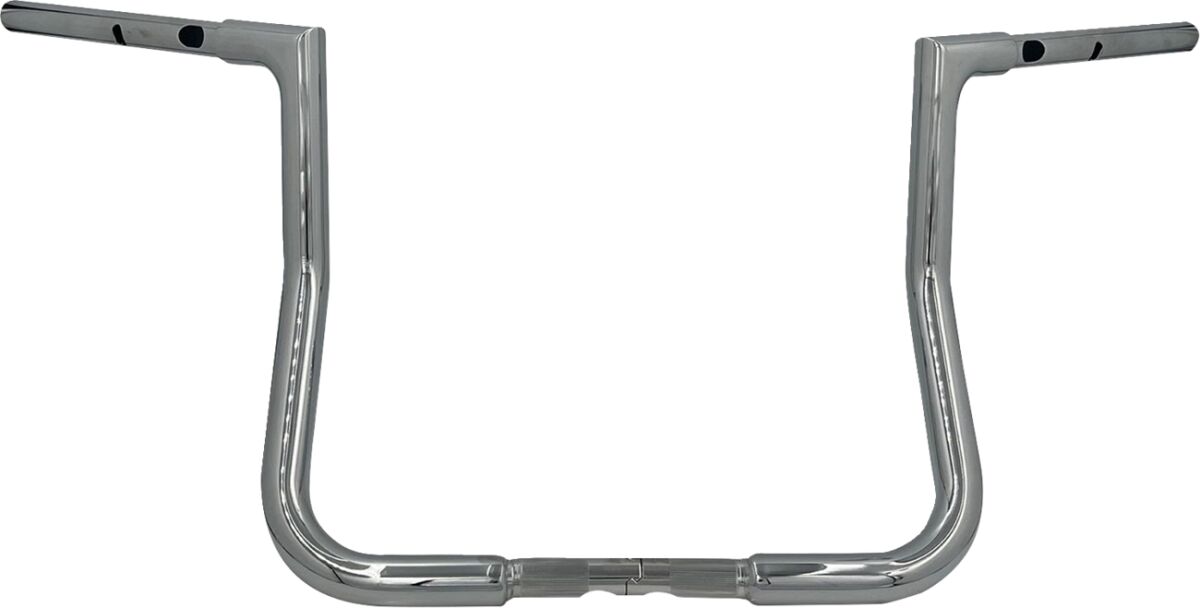 Lihtsalt paigaldatav juhtraud, lühendatud ulatus, lame ülaosa, 1-1/4" x 13", kroom