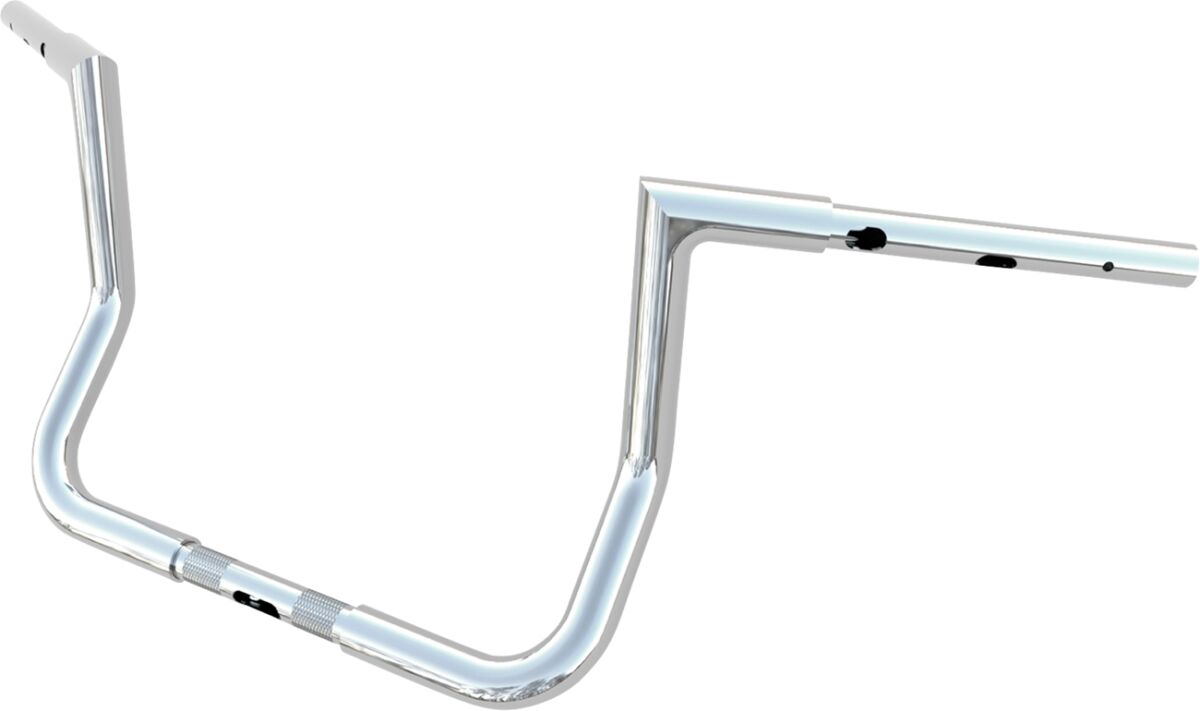HANDLEBAR CRUSADER BAGGER 10" CHROME