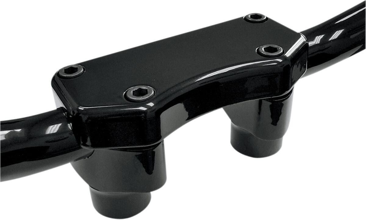 RISER KIT BUFFALO 1.5" W/ TOP CLAMP BLACK FOR 1"
