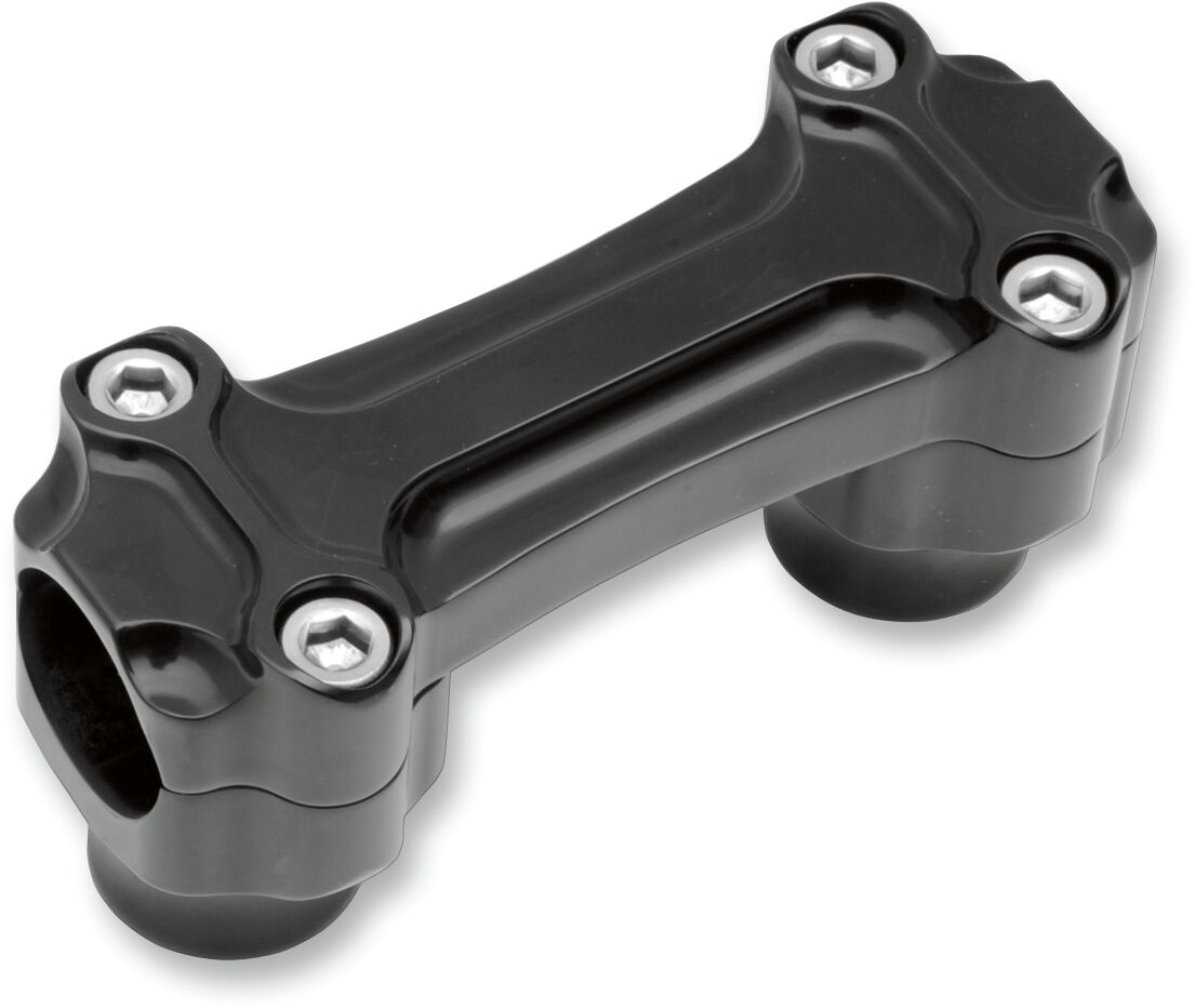 BONE BAR CLAMP AND RISER SINGLE BLACK