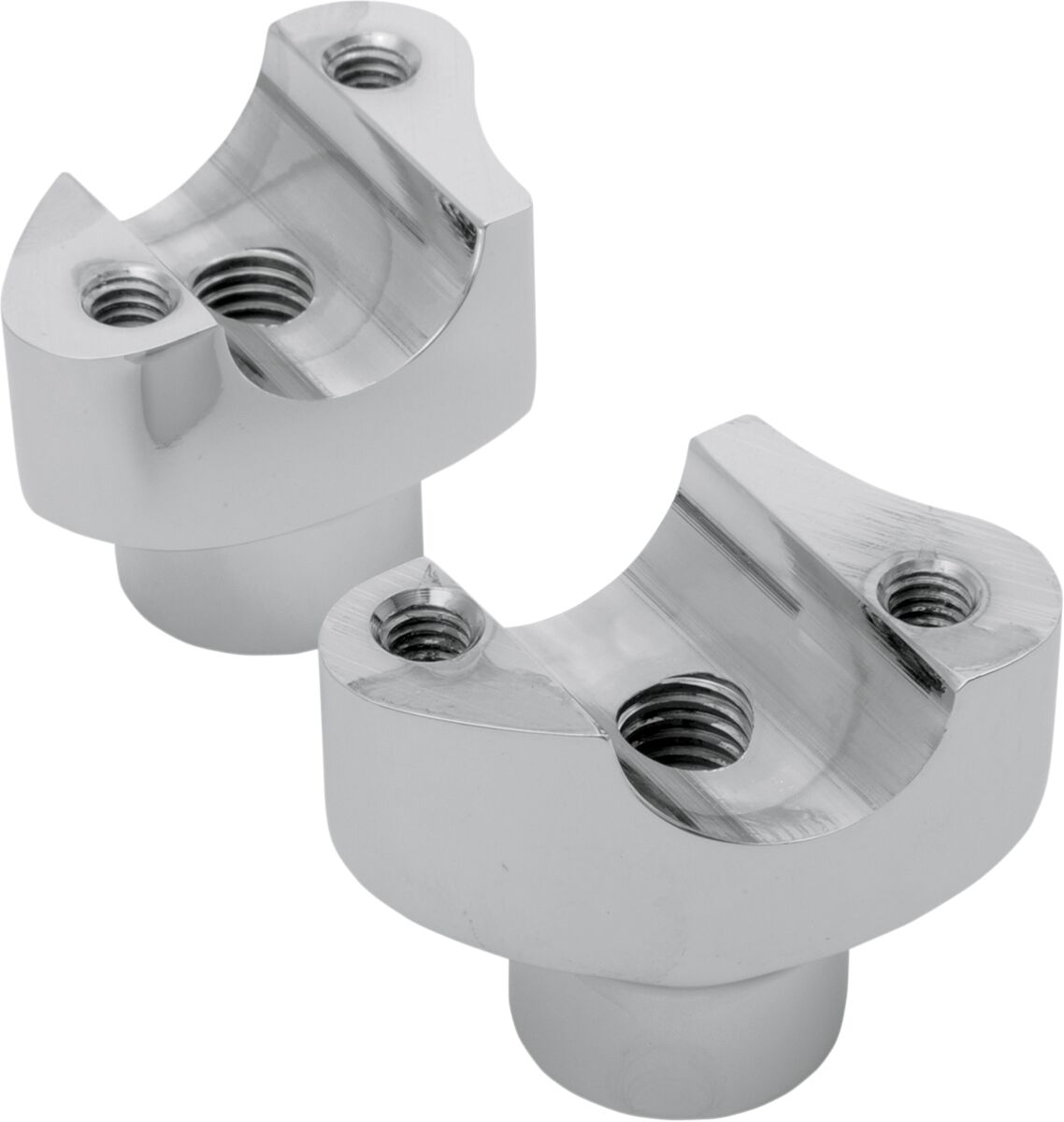RISER 1.7" STRAIGHT CHROME