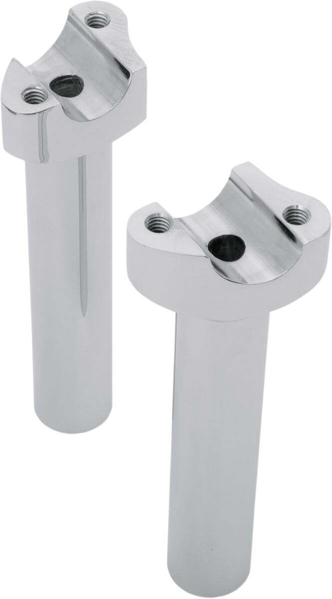 RISER 6.5" STRAIGHT CHROME