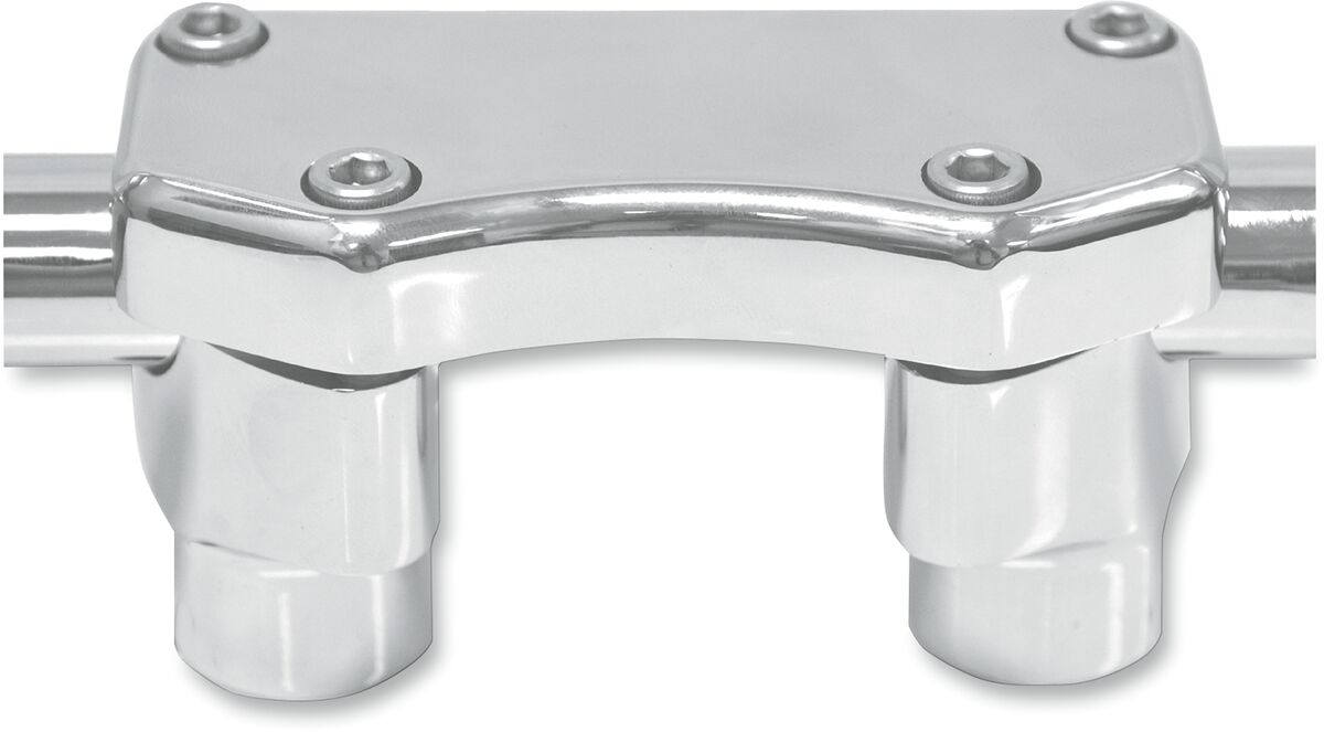 RISER KIT BUFFALO 1.5" W/ TOP CLAMP CHROME FOR 1"