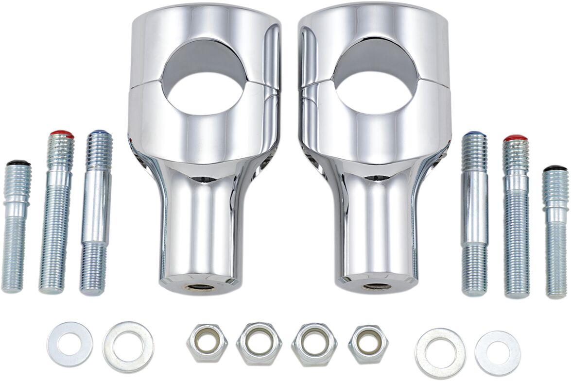 RISER BIG BUFFALO 3" STRAIGHT CHROME FOR 1.5"