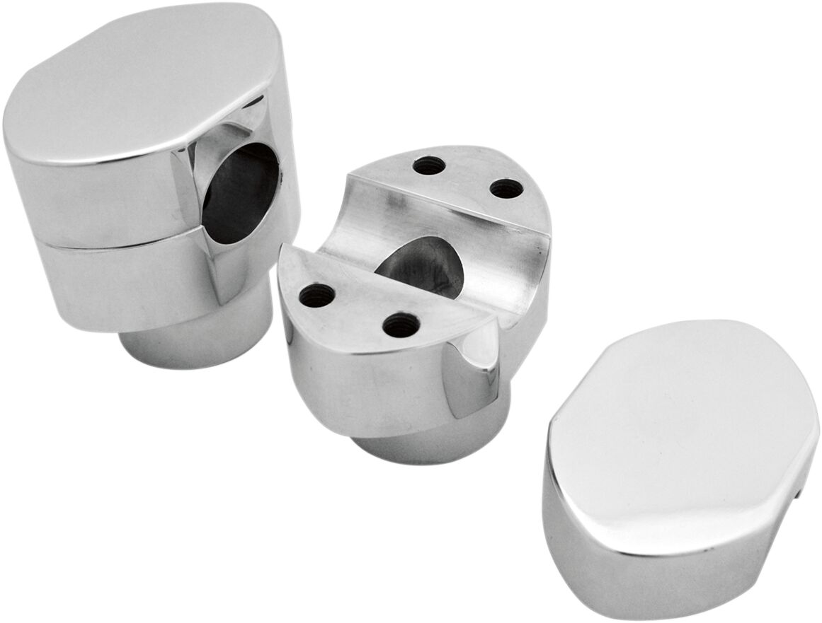 1" HARLEY SPRINGER RISERS CHROME HD