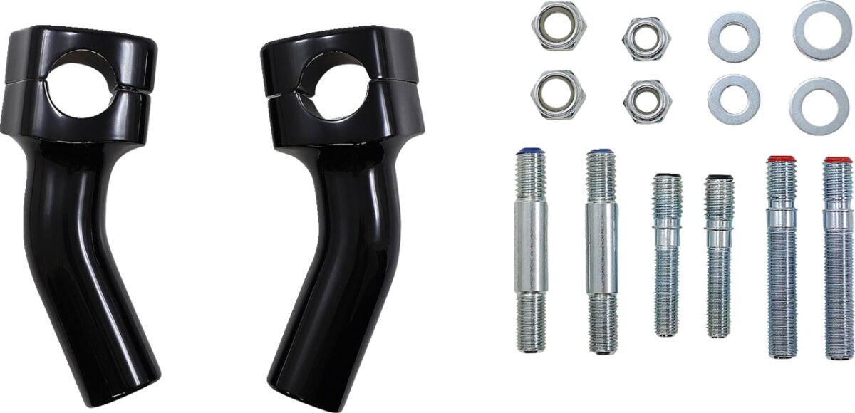 KICKBACK RISER 1" BLACK